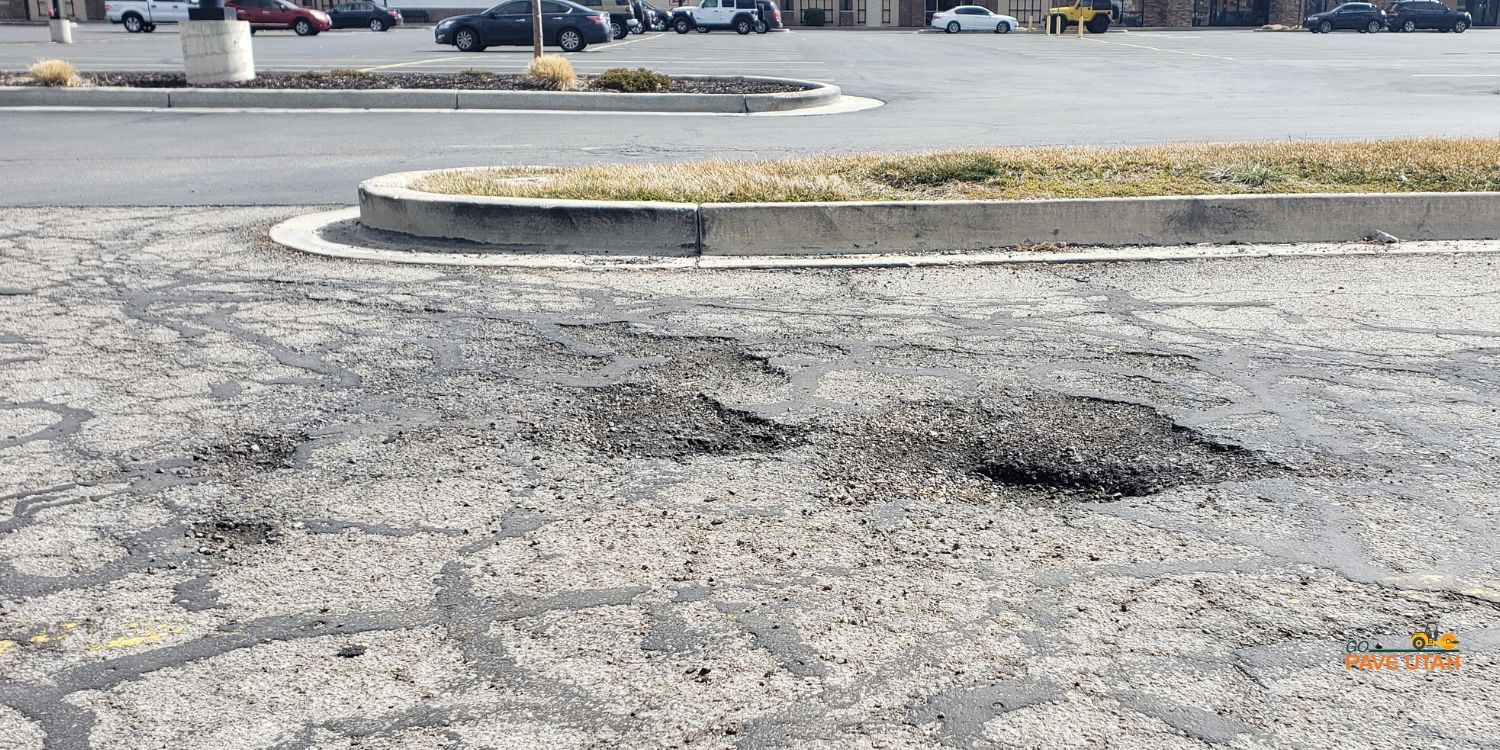 Pothole Repair for Asphalt Parking Lots by Go Pave Utah
