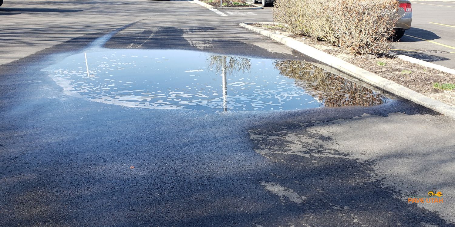 Snow & Rain Pooling Pothole Repair by Go Pave Utah