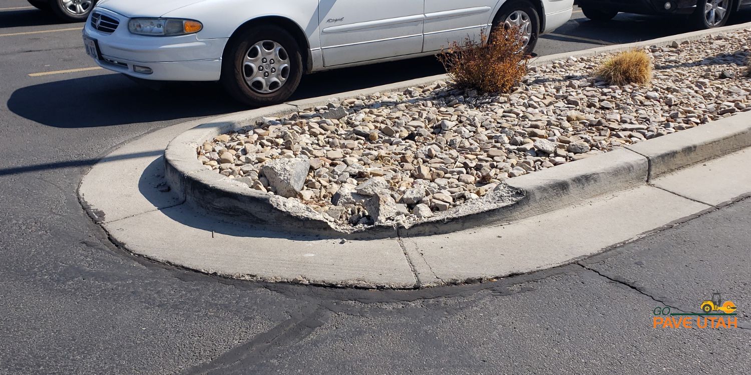 Commercial Concrete Curbing Repair by Go Pave Utah