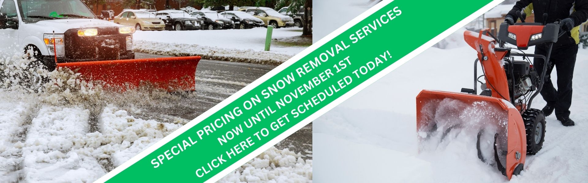 Property Management Snow Removal Services Special Pricing by Go Pave Utah Green