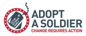 Adopt A Soldier Logo Sponsored by Go Pave Utah