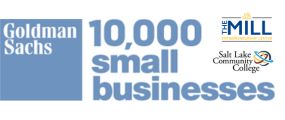 Goldman Sachs 10000 Small Business The Mill Logo Sponsored by Go Pave Utah