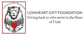 Lionheart Gift Foundation Logo Sponsored by Go Pave Utah