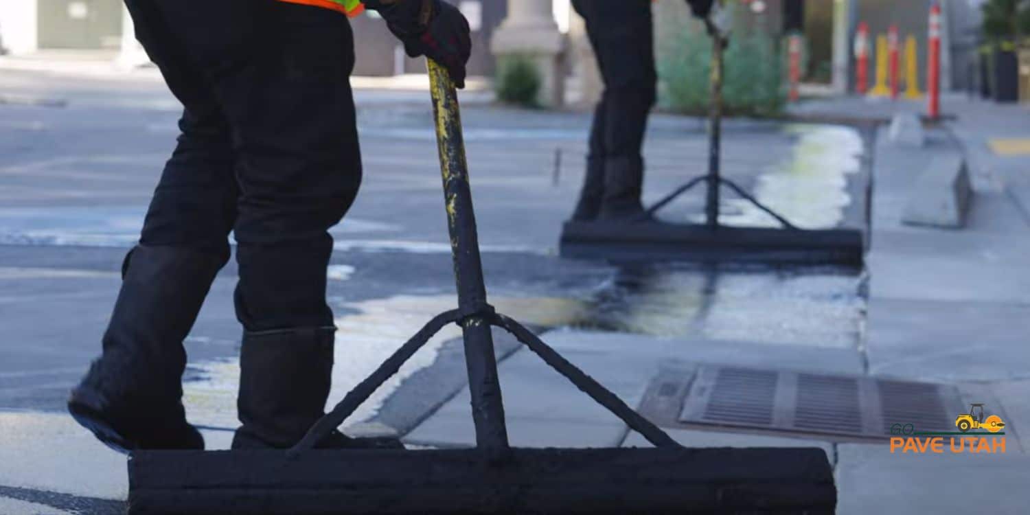 Midvale Utah Parking Lot Asphalt Sealcoating Services by Go Pave Utah