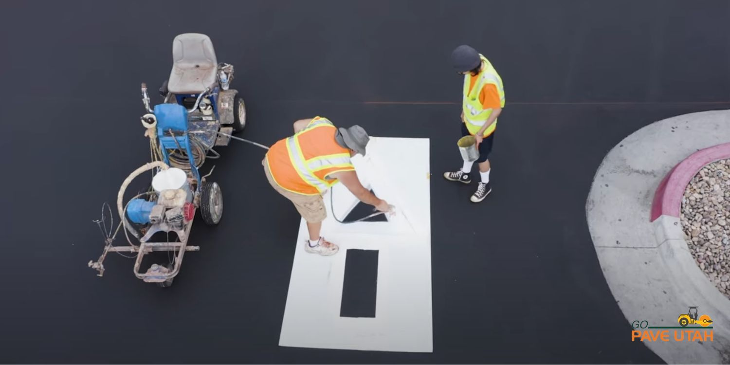 Expert Asphalt Parking Lot Striping Marking Services in Utah