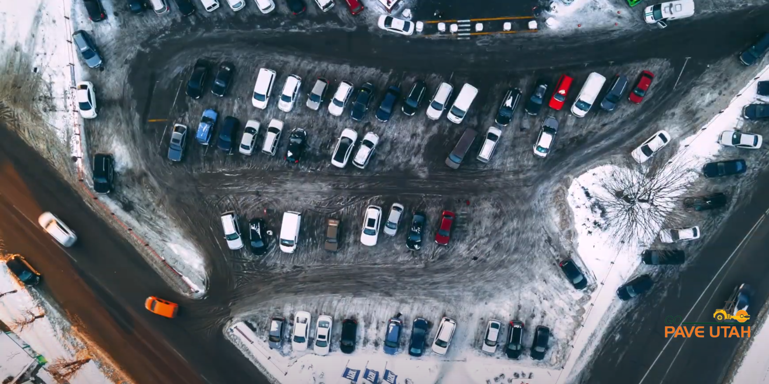 Parking Lot Snow Management Services by Go Pave Utah
