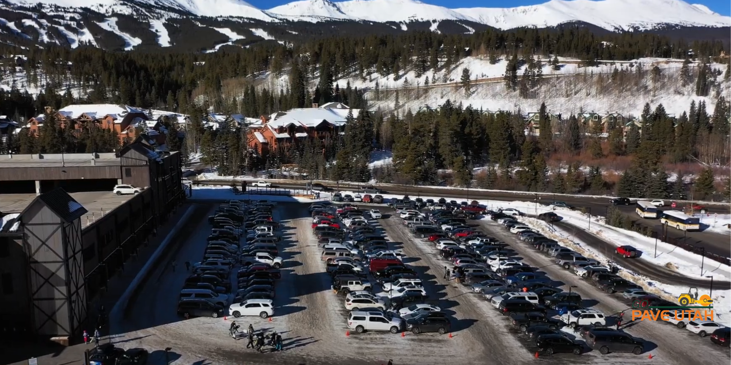 Parking Lot Snow Plowing & Snow Removal Services from Go Pave Utah