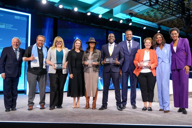 Barney Boynton of Go Pave Utah Receives the “10KSB Champion” Award at the 2025 Goldman Sachs 10,000 Small Businesses Summit 1 10KSB Champion Award for Go Pave Utah